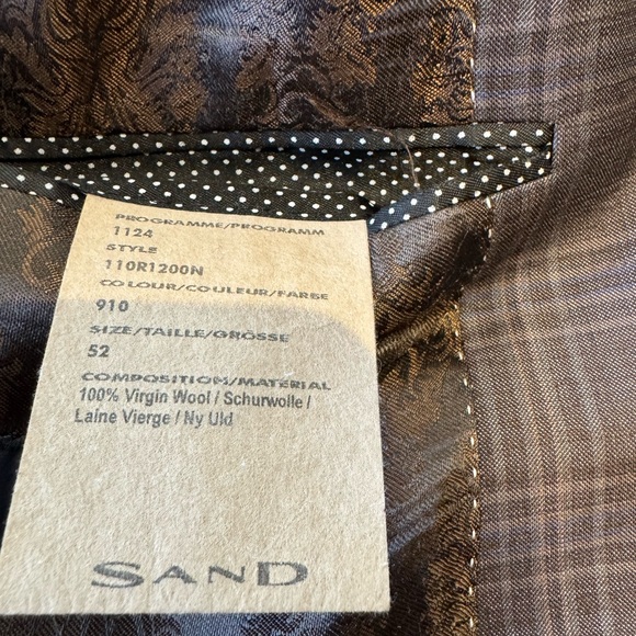 Sand Copenhagengen suit. 100% wool. EI 52/US 42 - Picture 4 of 6